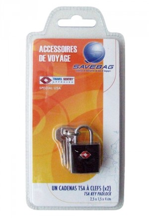 Cadenas avec clés - Petit modèle - 20mm - Laiton - Norme TSA - Pour casier,  bagages - Articles de papeterie divers - Creavea