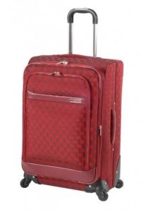 Valise SQUARE "Sean 6" 4 roues-Rouge